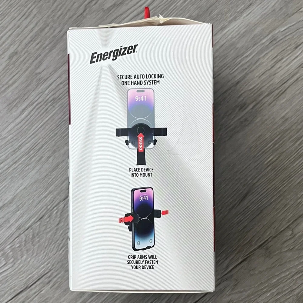 Energizer Car Accessory Dash and Window Extendable Mount, New Open Box